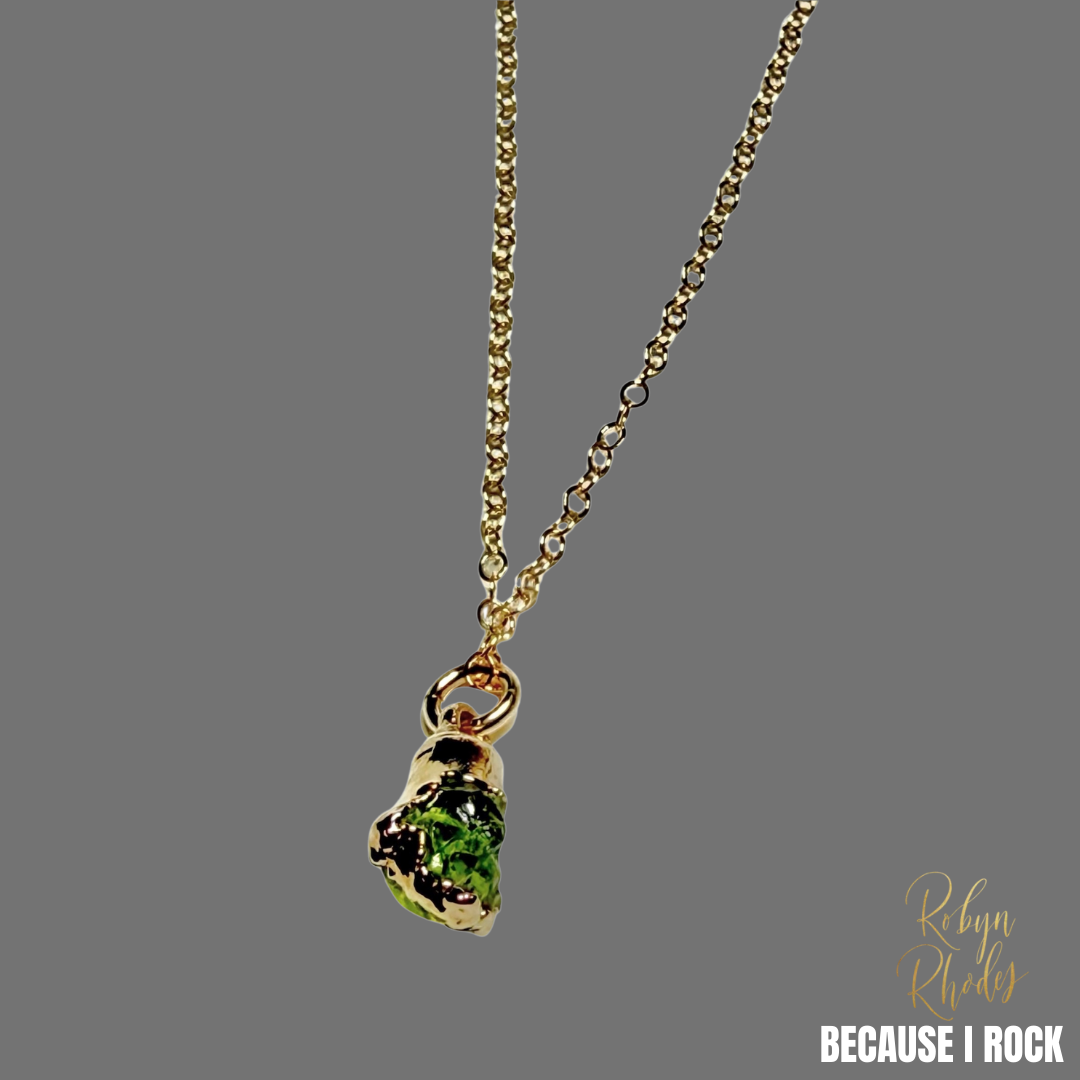 Simple Drop Necklace (Small Stones)