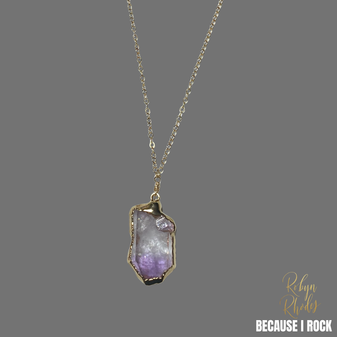 Simple Drop Necklace (Small Stones)