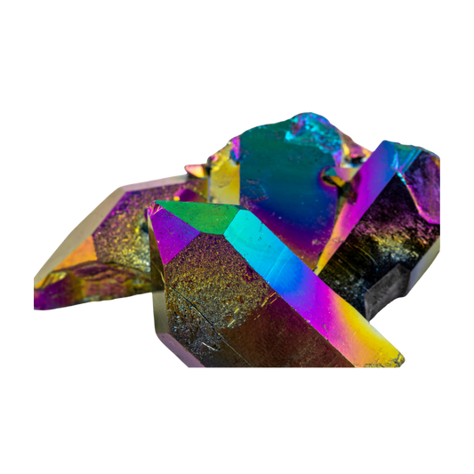 RAINBOW TITANIUM COATED QUARTZ - Grounding