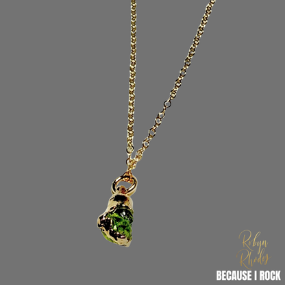 Simple Drop Necklace (Small Stones)