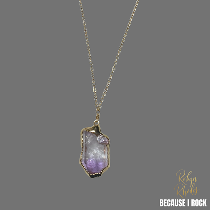 Simple Drop Necklace (Small Stones)