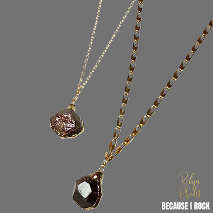Simple Drop Necklace (Small Stones)